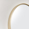 Round Gold Wall Mirror - 40cm x 40cm