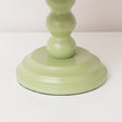 Round Sage Green &amp; Mango Wood Bobble Detail Cake Display Stand