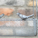 Rustic Metal Garden Hanging Bird Feeder