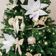 Rustic Wooden Beaded Ball Garland Christmas Decoration - 150cm (1.5m / 59')