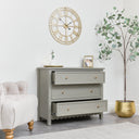 Scallop Chest of Drawers - Staunton Taupe Range