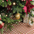 Set of 2 Dark Red Poinsettia Pick Decorations - 28cm