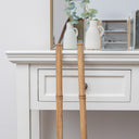 Set of 2 Large Bamboo Decorative Wall Trims - 90cm