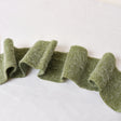 Set Of 2 Large Beige &amp; Green Wool Table Runners - 140cm