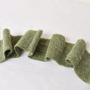 Set Of 2 Large Beige &amp; Green Wool Table Runners - 140cm