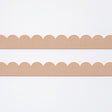 Set of 2 Large Scallop Decorative Wall Trims - 108cm