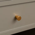 Set Of 2 One Drawer Scalloped Bedside Tables - Staunton Taupe Range