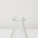 Set Of 3 Clear Glass Vases