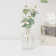 Set Of 3 Clear Glass Vases