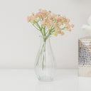 Set Of 3 Clear Glass Vases