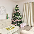 Set of 3 Pink Glitter Sweet Shaped Bauble Decorations - 11cm