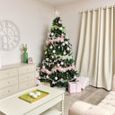 Set of 3 Pink Glitter Sweet Shaped Bauble Decorations - 11cm