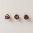 Set of 3 Round Marble Wall Hooks