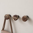 Set of 3 Round Marble Wall Hooks