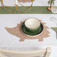 Set of 4 Brown Felt Hedgehog Shaped Christmas Placemats