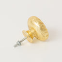 Set of 4 Extra Large Gold Swirl Drawer Knobs
