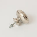 Set of 4 Extra Large Silver Vintage Swirl Drawer Knobs - 5cm
