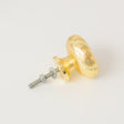 Set of 4 Large Gold Swirl Drawer Knobs