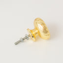 Set of 4 Large Gold Swirl Drawer Knobs