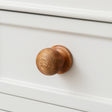 Set of 4 Large Wooden Swirl Drawer Knobs