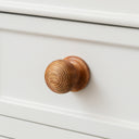 Set of 4 Large Wooden Swirl Drawer Knobs