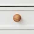 Set of 4 Large Wooden Swirl Drawer Knobs