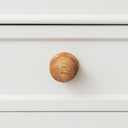Set of 4 Large Wooden Swirl Drawer Knobs