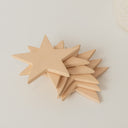 Set of 4 Pink Wooden Star Shaped Coasters