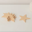 Set of 4 Pink Wooden Star Shaped Coasters