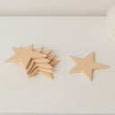Set of 4 Pink Wooden Star Shaped Coasters
