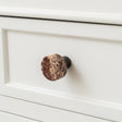 Set of 4 Round Marble Drawer Knobs