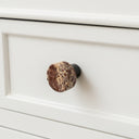 Set of 4 Round Marble Drawer Knobs