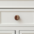 Set of 4 Round Marble Drawer Knobs