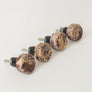 Set of 4 Round Marble Drawer Knobs
