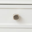 Set of 4 Silver Dice Drawer Knobs