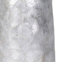 Silver &amp; Grey Pearl Table Lamp with Linen Shade