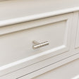 Silver Metal Hammered Drawer Bar Pull Handle