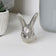 Silver Rabbit Head Drawer Knob