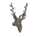 Silver Wall Mounted Stags Head