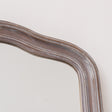 Slim Arched Washed Wooden Framed Leaner Mirror - 50cm x 140cm