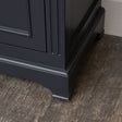 Slimline Two Door Shoe Cabinet With 3 Shelves - Daventry Navy Black Range