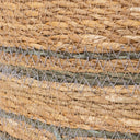 Small Brown &amp; Grey Rope Lidded Storage Basket - 26cm