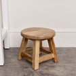 Small Mango Wood Round Stool 24cm