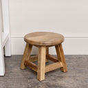 Small Mango Wood Round Stool 24cm
