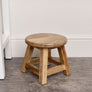 Small Mango Wood Round Stool 24cm