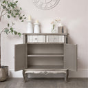 Small Mirrored Storage Sideboard - Tiffany Range