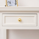 Small Shiny Gold Round Hammered Drawer Knob - 2.5cm