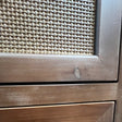 Solid Wood 3 Drawer Chest Of Drawers - Hessian Range DAMAGED SECONDS