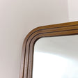 Tall Arched Wooden Stepped Frame Leaner Mirror 160cm x 42cm