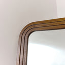 Tall Arched Wooden Stepped Frame Leaner Mirror 160cm x 42cm